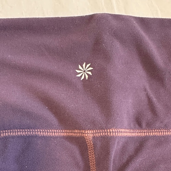 Purple High-Waist Athleta Leggings - Picture 2 of 2
